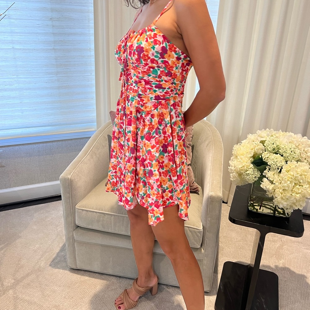 Princess Polly Mini Multi Floral Dress - Picture 4 of 5